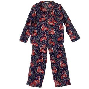 Printfresh queen lotus long sleep set pajamas. Size Medium